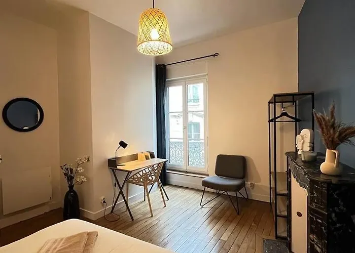 Apartament Le Cesar - Hypercentre - Ideal Famille & Groupe Angers